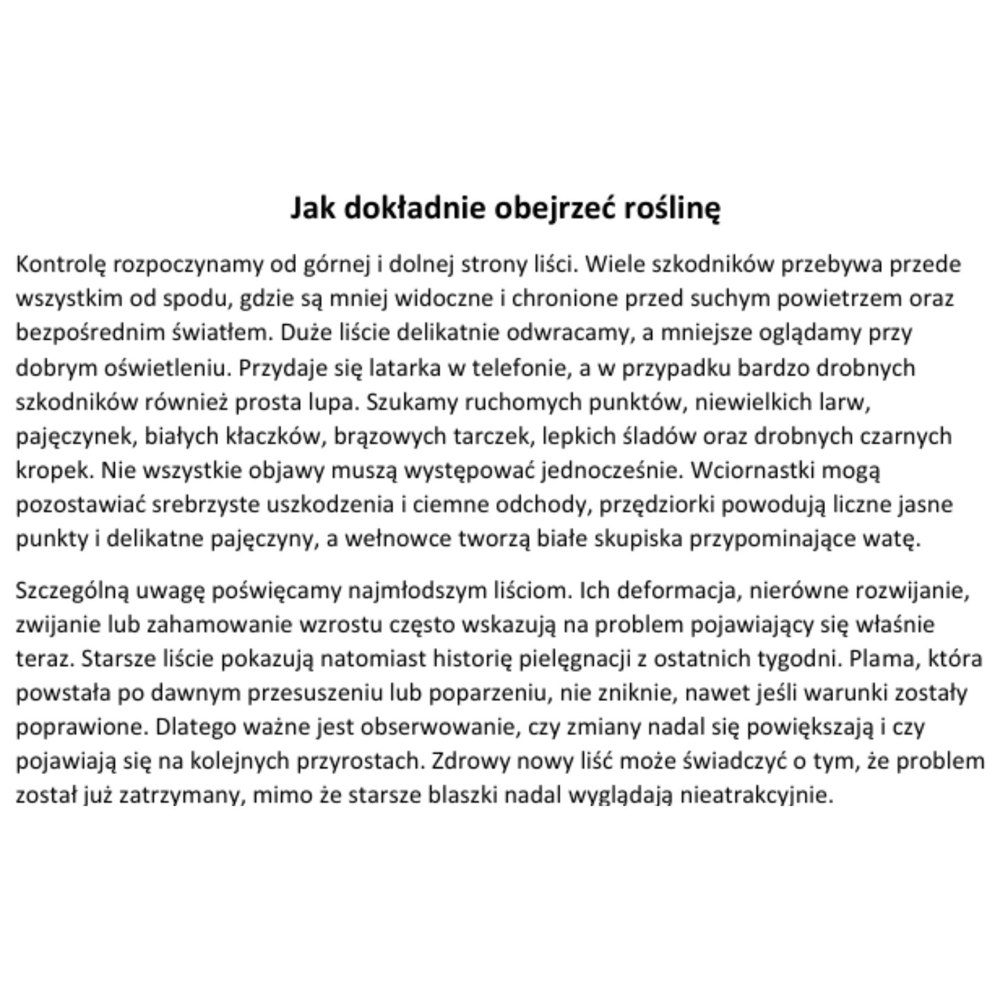 Szkodniki i Choroby Roślin Domowych